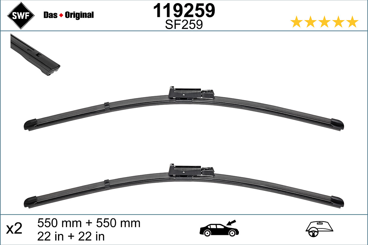 Lamela stergator SWF 119259